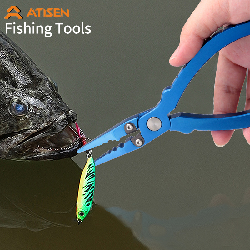 Fishing Hook Sharpener - Angel zange, ultraleichte Aluminium-Angel zange mit