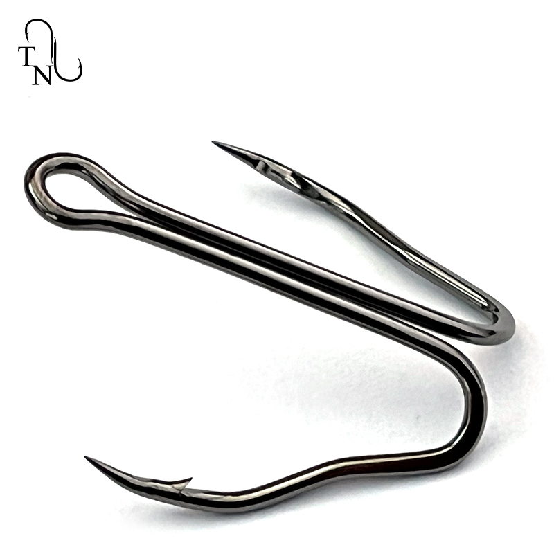Fishing Hook Offset - TN112 10PCS 3551 Hohe Qualität Doppel