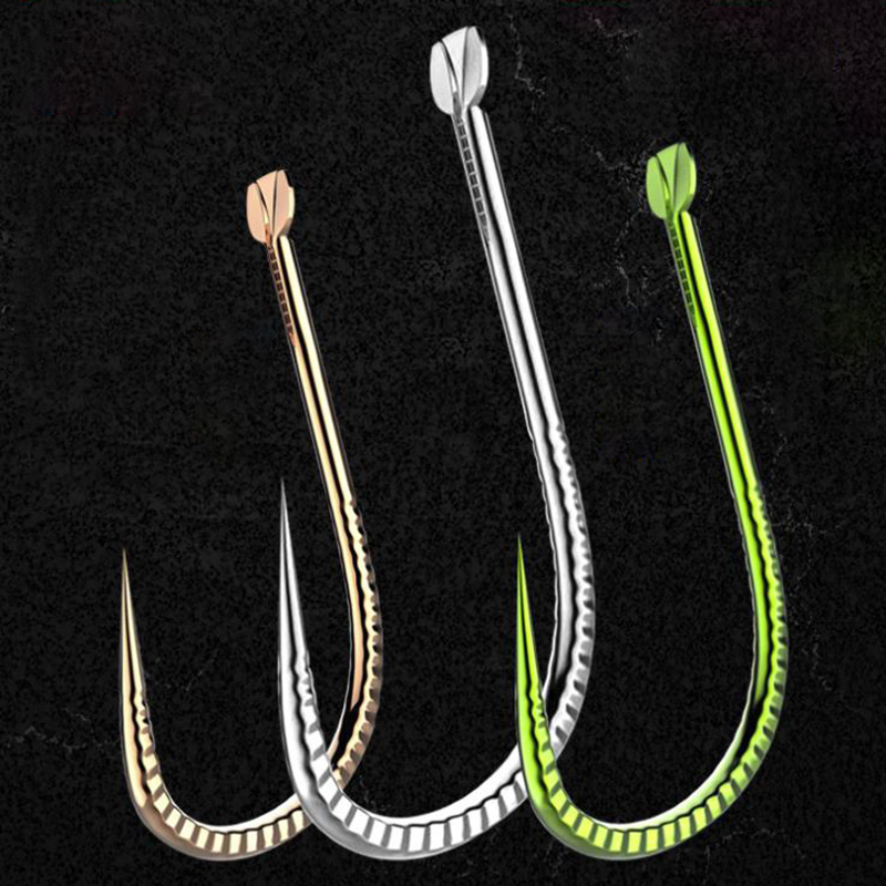 Fishing Hook Barbless - DYGYGYFZ 50 Teile/satz Angelhaken Trunking Karpfen