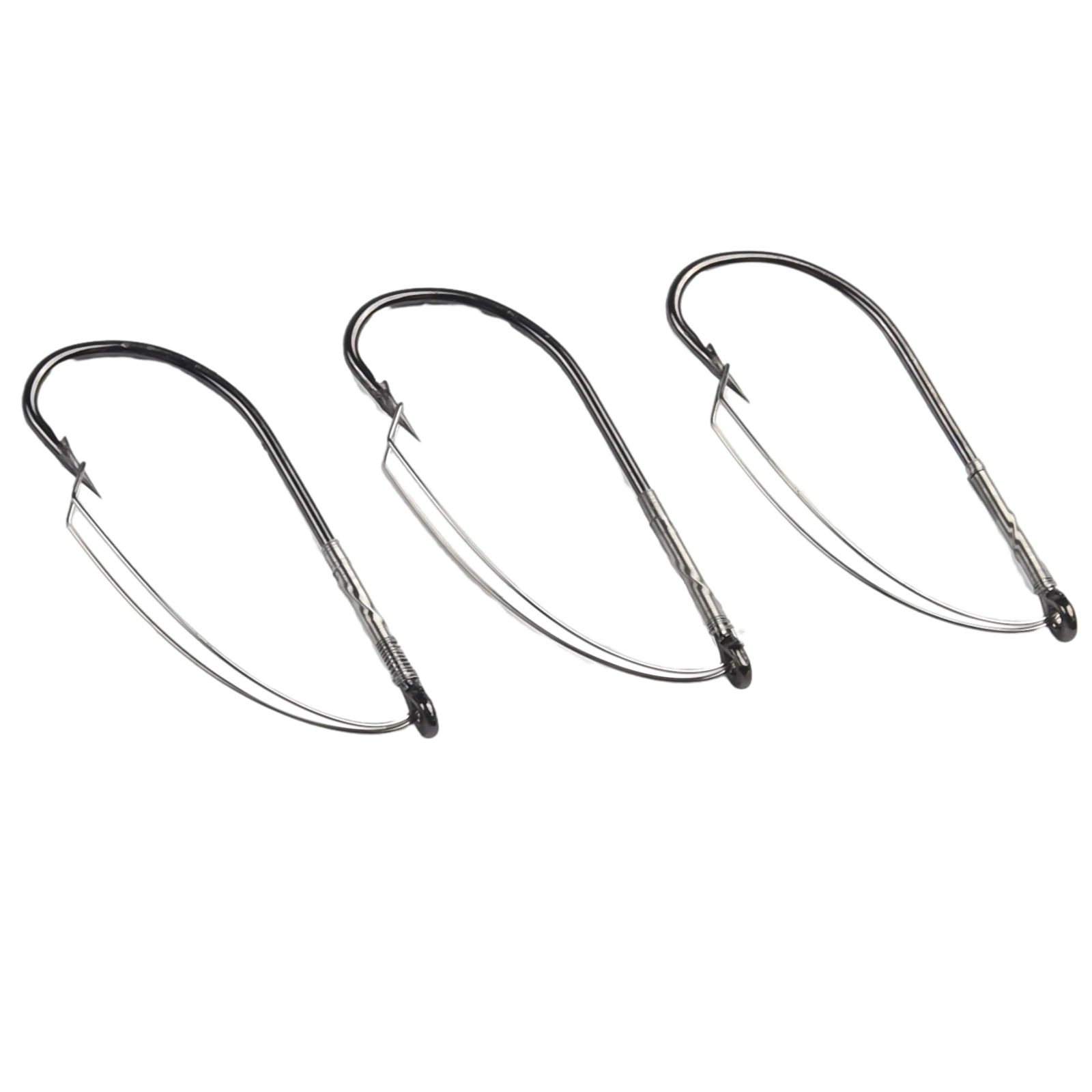 Fishing Hook Weedless - 10 Stück Unkrautfreie Angelhaken mit Widerhaken