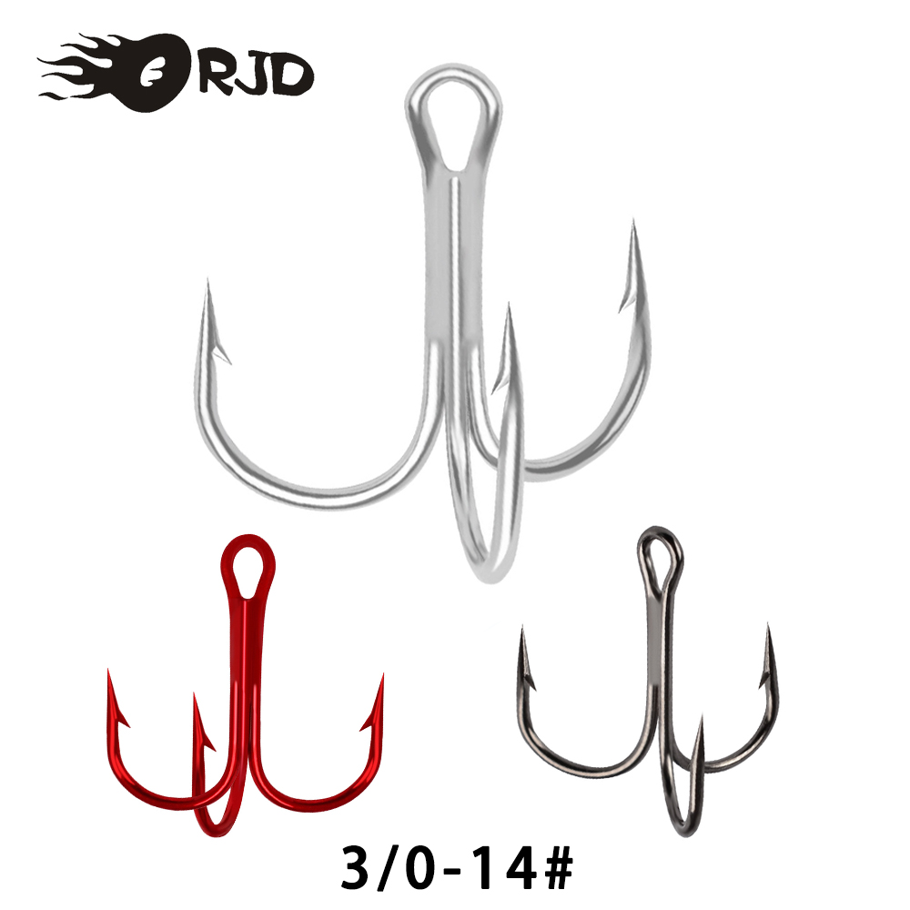 Fishing Hook Assortment - ORJD 10 stücke Angeln Haken Schwarz