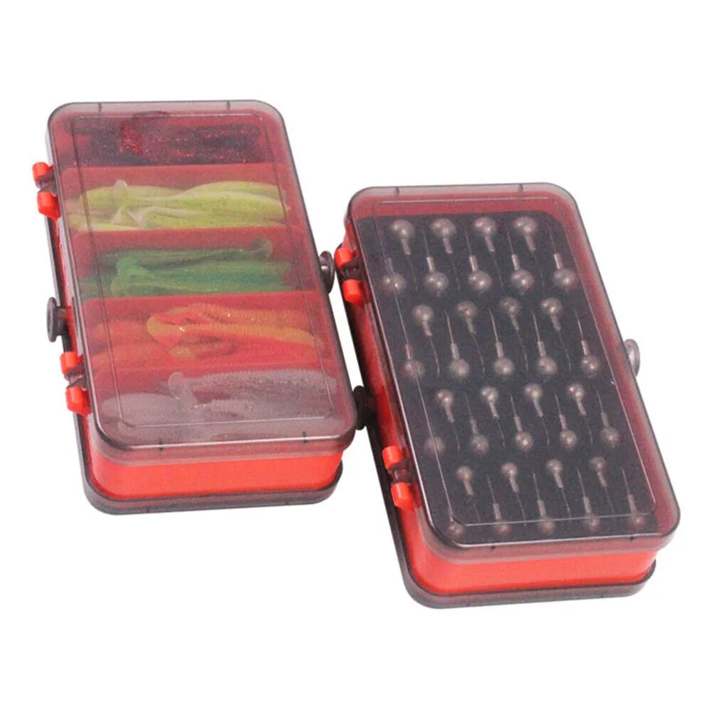 Fishing Hook Jig - Tragbare doppelseitige Köderbox für Crank-Jig-Köpfe und