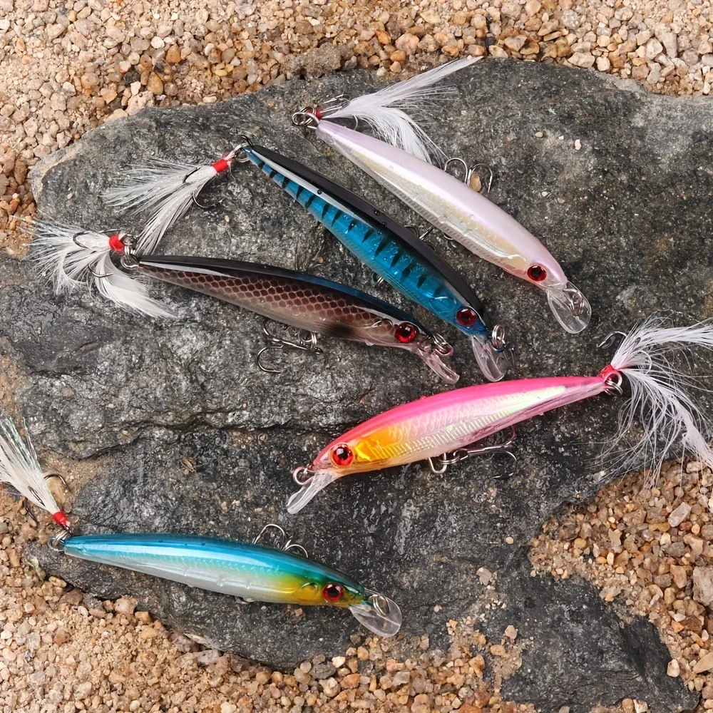 Laser 3D Eyes Bionic Minnow An – Fishing Hook Treble Bewertung und Preis