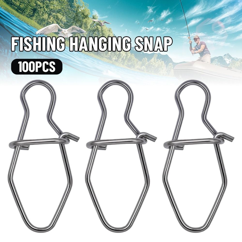 100 teile/los schöne Snap Fish – Fishing Hook Stainless Steel Bewertung und Preis