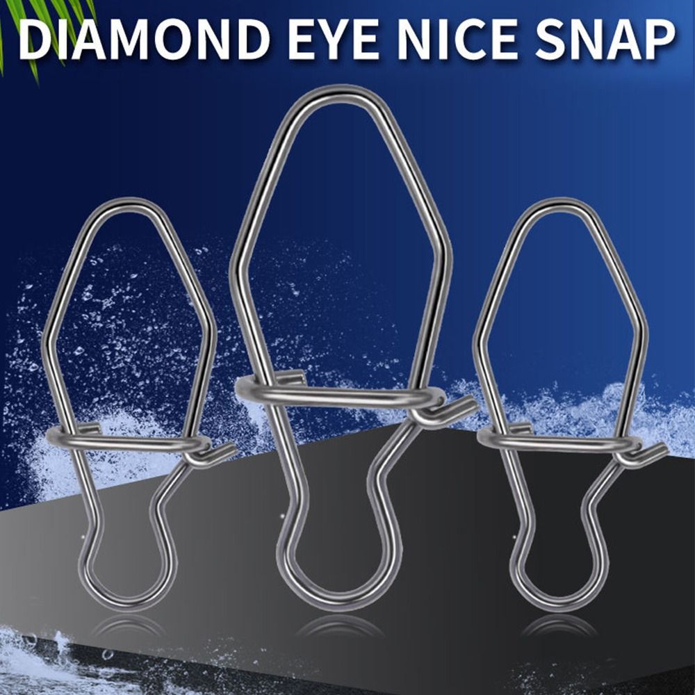 100 teile/los schöne Snap Fish – Fishing Hook Stainless Steel Bewertung und Preis
