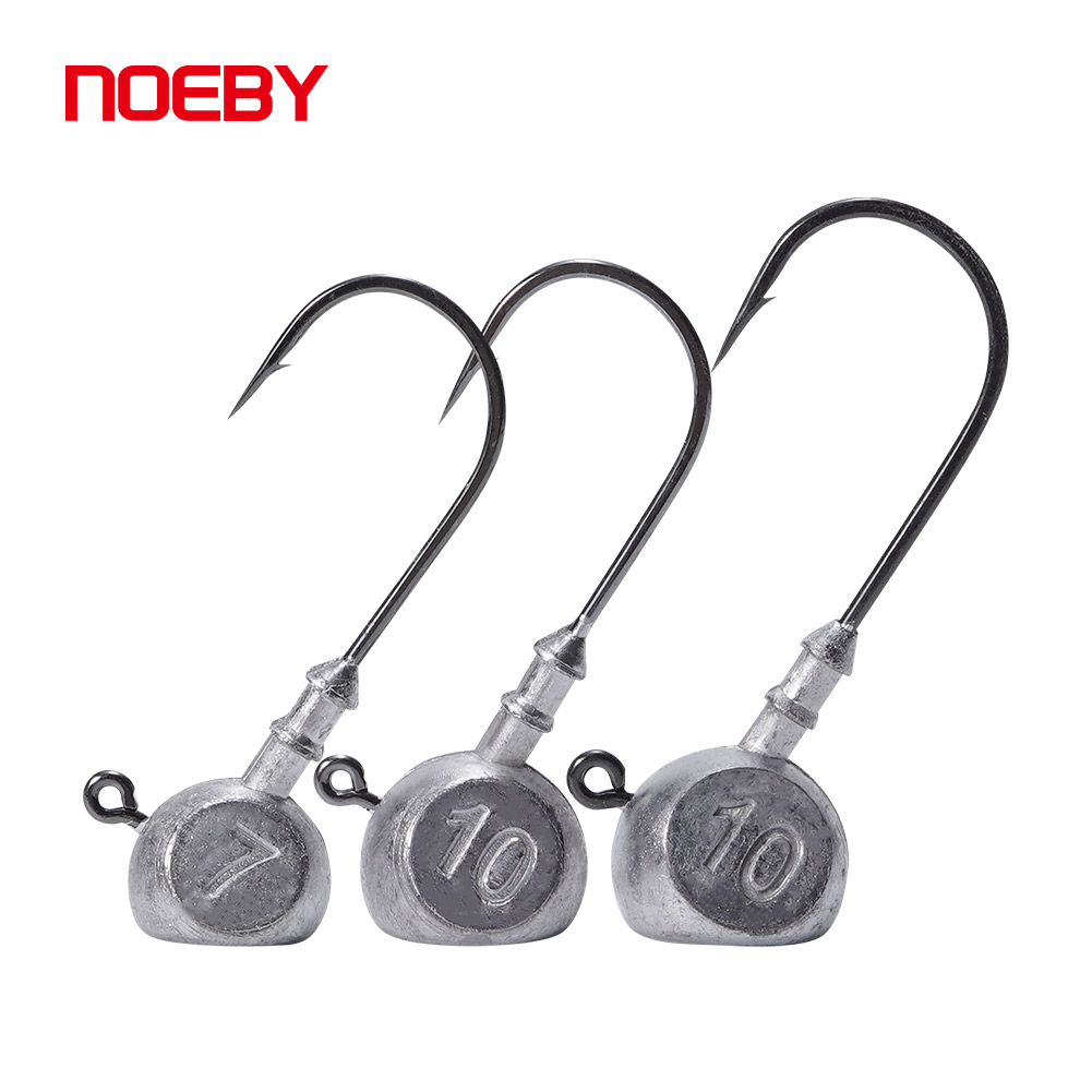 Noeby Jig Head 7g 10g 1/0 2/0  – Fishing Hook Offset Bewertung und Preis