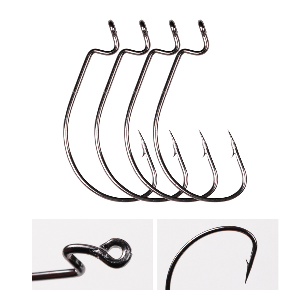 LUSHAZER 10 teile/los Carbon S – Fishing Hook Size Bewertung und Preis