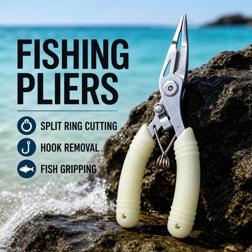 Edelstahl-Angelzange, leuchten – Fishing Hook Remover Bewertung und Preis