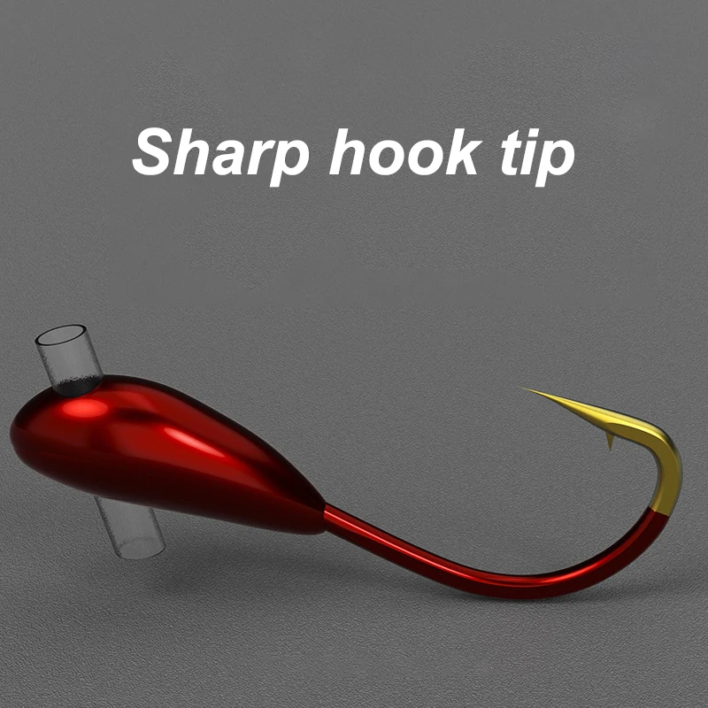 10/20PCS Winter Eis Angeln Hak – Fishing Hook Size Bewertung und Preis