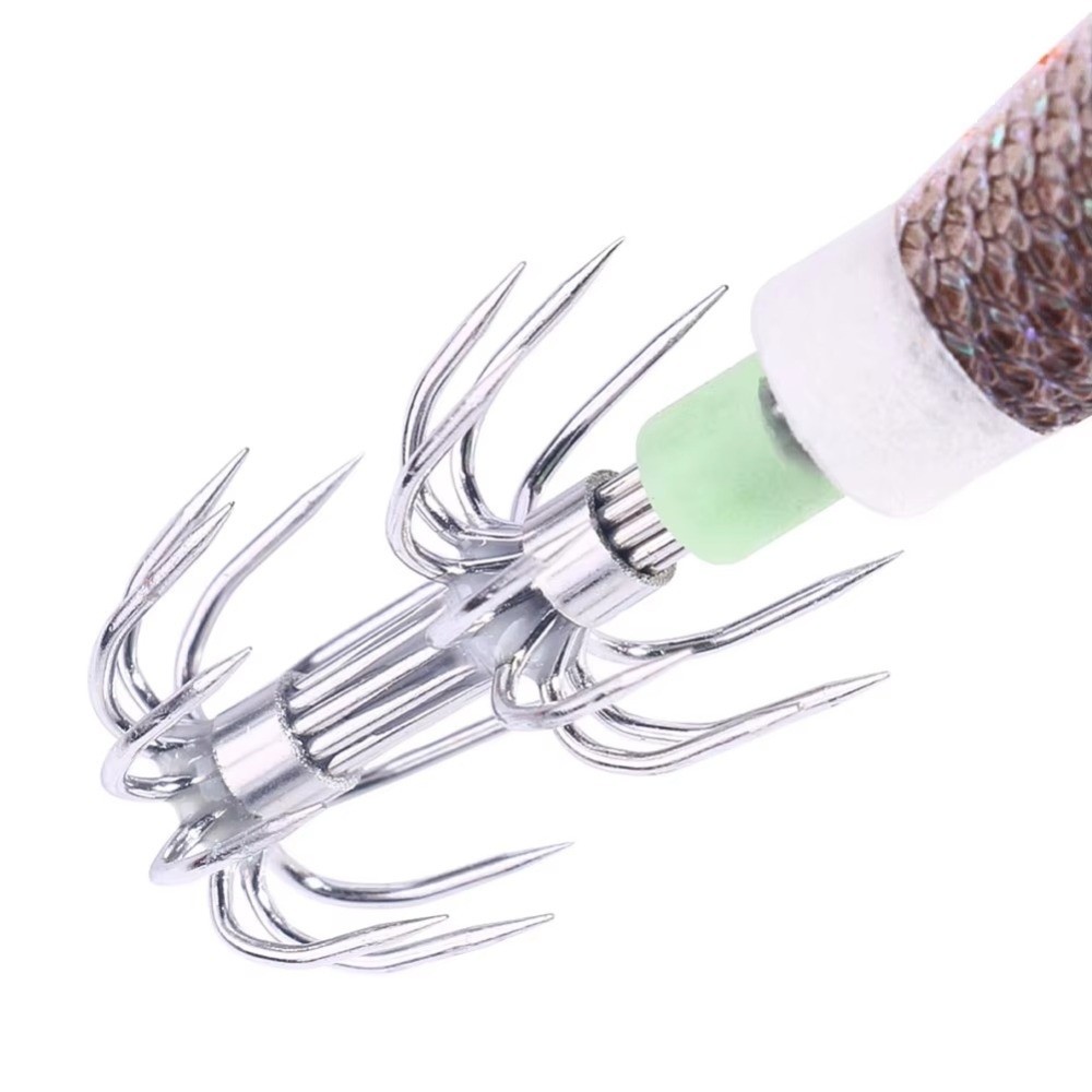 8-teiliges Leuchtendes Angelkö – Fishing Hook Size Bewertung und Preis
