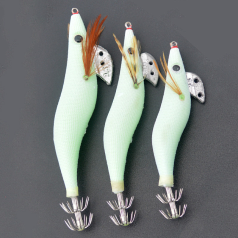 1PCS Leuchtende Tintenfisch Ji – Fishing Hook Size Bewertung und Preis