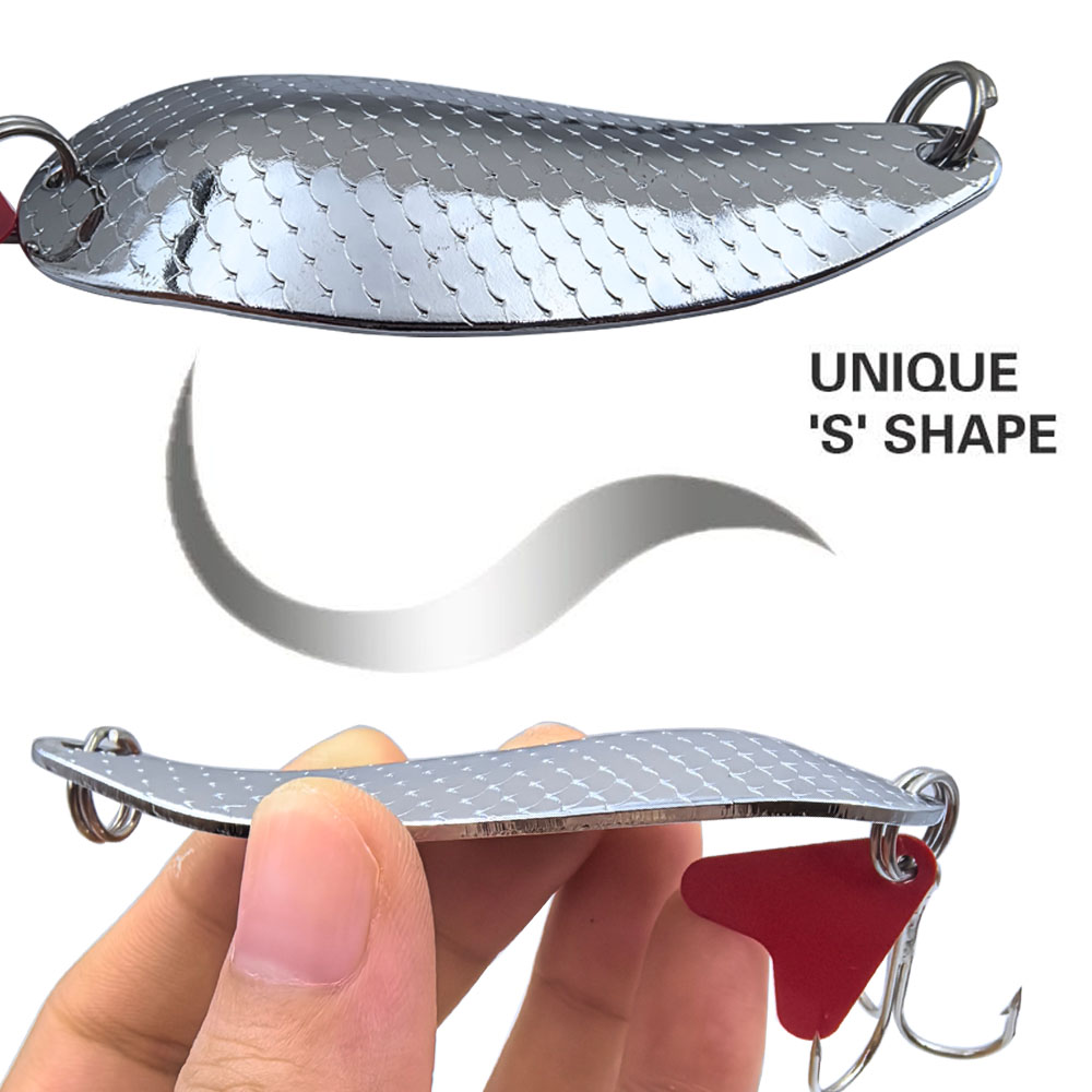 Forellen-Angelköder, silber-go – Fishing Hook Treble Bewertung und Preis
