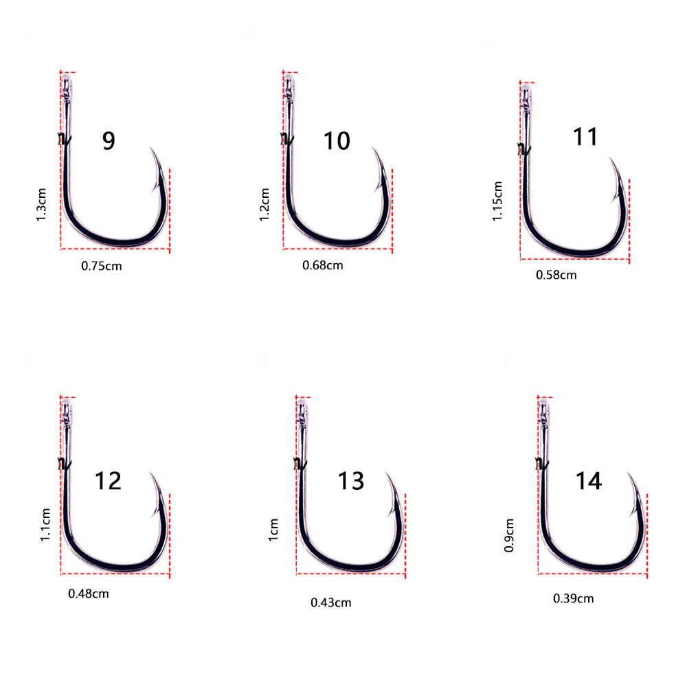 20 teile/los Iseama 1/0 # -14  – Fishing Hook Assortment Bewertung und Preis