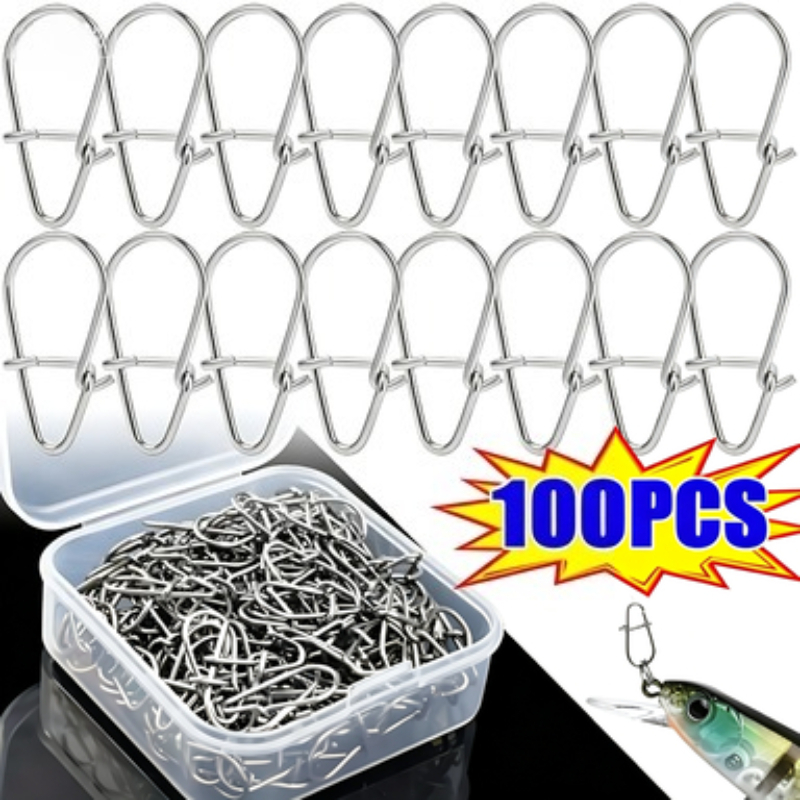 100 Stück Edelstahl-Angelkarab – Fishing Hook Stainless Steel Bewertung und Preis