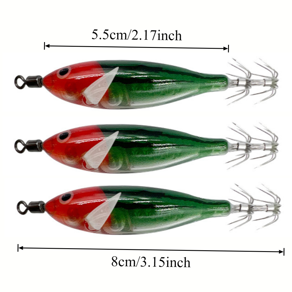 18 Stück/Set 8cm/5,7g Leuchten – Fishing Hook Jig Bewertung und Preis