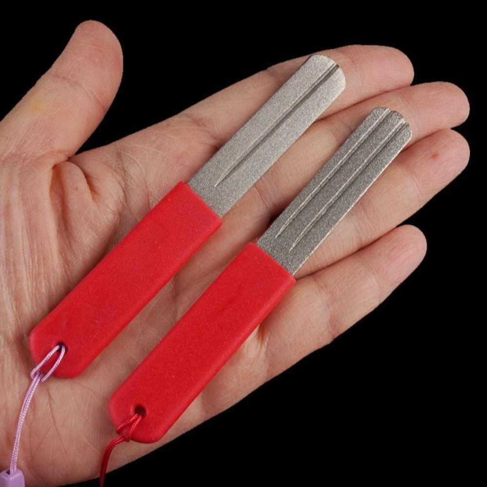 2 Stück Doppelseitiger Angelha – Fishing Hook Sharpener Bewertung und Preis
